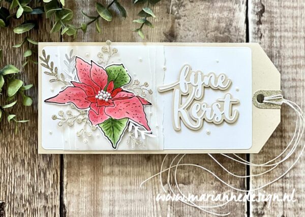 Marianne Design - Clearstamps and dies TC0902 - Tiny's Flowers - Poinsettia