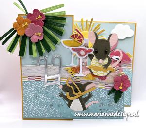 LR0870 Snijmallen - Marianne Design - Creatables Palmetto fan vb