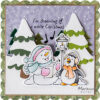 Clearstamps and dies Eline's Animals Snowman & Pinguin vb