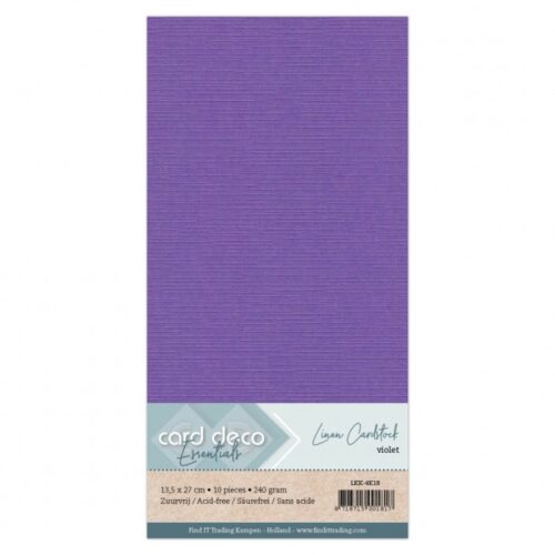 Linnenkarton vierkant violet Linnenkarton vierkant violet
