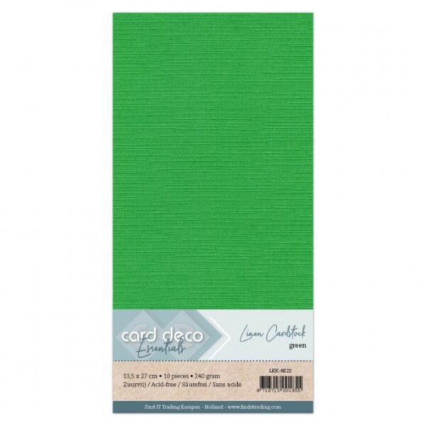 Linnenkarton - vierkant - green
