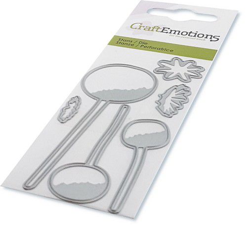 CraftEmotions Die - droogbloemen - papaverbollen
