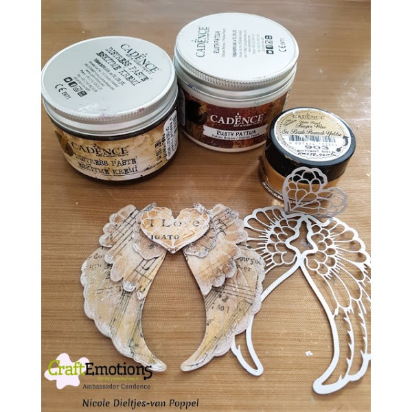 115633-0434 CraftEmotions Die - vleugels engelen vb