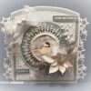 CraftEmotions Die - border rond magic ice crystal Card