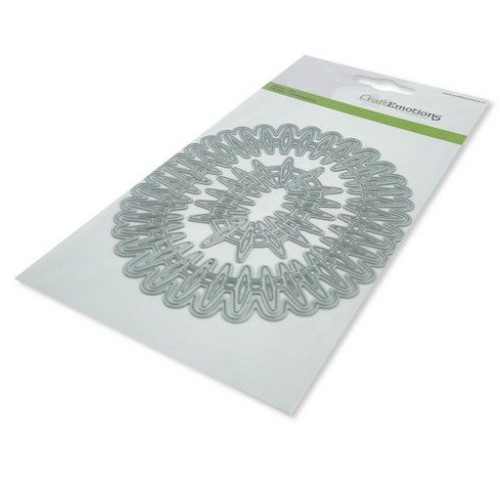 CraftEmotions Die - frame lang ovaal Cristal shine