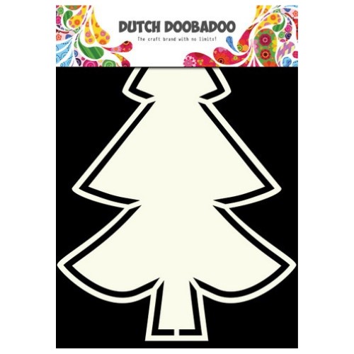 470.713.126 Dutch Doobadoo Shape Art frames kerstboom A5 470.713.126 Dutch Doobadoo Shape Art frames kerstboom A5