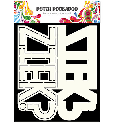Dutch Doobadoo Card Art Ziek tekst Dutch Doobadoo Card Art Ziek tekst