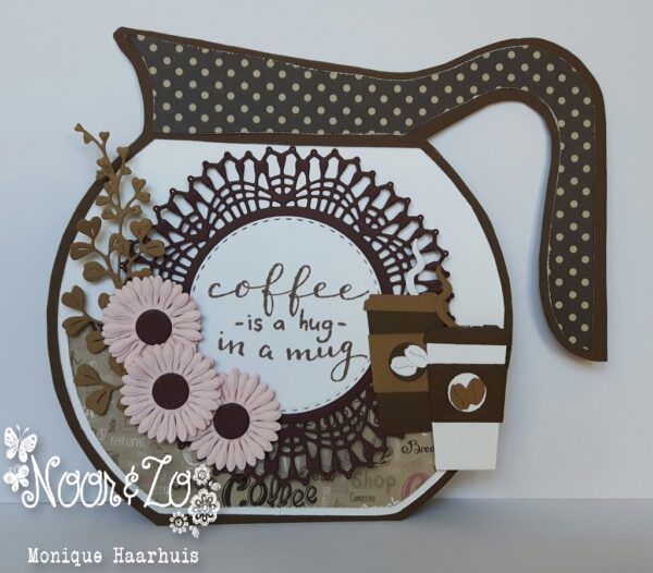 Dutch Doobadoo Card Art Coffeepot