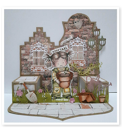 Dutch Doobadoo Fold Card Art Small houses