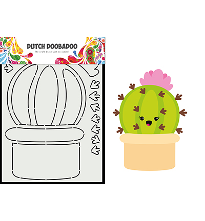 Card Art - Dutch Doobadoo - Built up Cactus 1