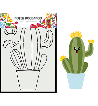 Card Art - Dutch Doobadoo - Built up Cactus 2