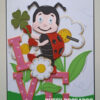 Dutch Card Art Ladybug Love
