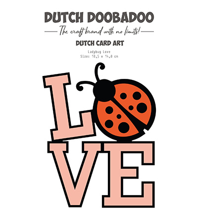 Dutch Card Art Ladybug Love