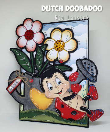 Dutch Card Art Watering Can