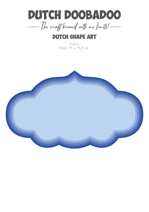 Dutch Doobadoo - Shape Art - Claire A5