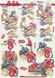 8215.210 Le Suh 3d knipvel telefoniste - postbode 8215.210 Le Suh 3d knipvel telefoniste - postbode