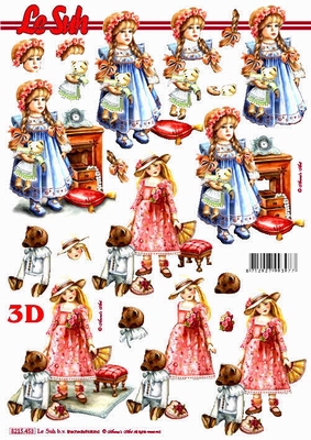 3D knipvel kinderen poppen