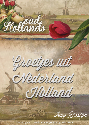 Snijmal Groetjes uit ..Oud Hollands Amy Design