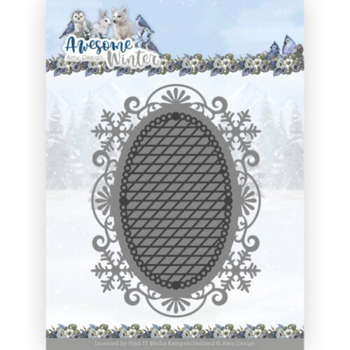 Snijmallen Awesome Winter Lace Oval Snijmallen Awesome Winter Lace Oval
