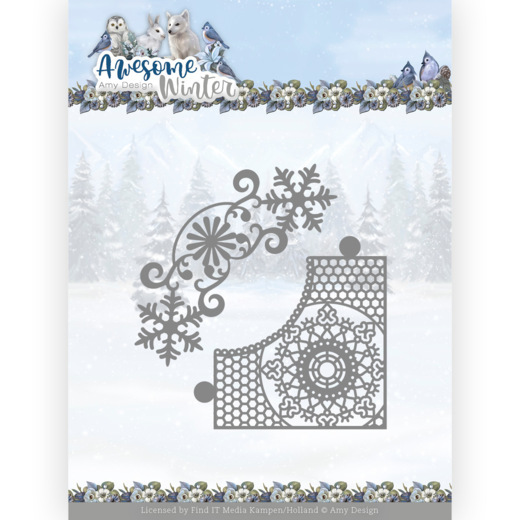 Snijmallen Awesome Winter Lace Corner Snijmallen Awesome Winter Lace Corner