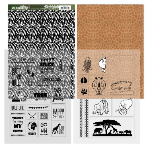 ADMC1002 Sheets Zebra - Amy Design - Wild Animals 2 Mica sheets zebra