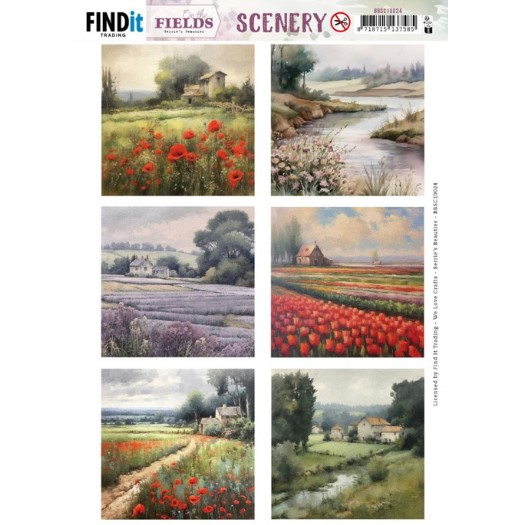 BBSC10024 Uitdrukvel - Scenery - Berries Beauties - On the Fields - Square Uitdrukvel - Scenery - Berries Beauties - On the Fields - Square