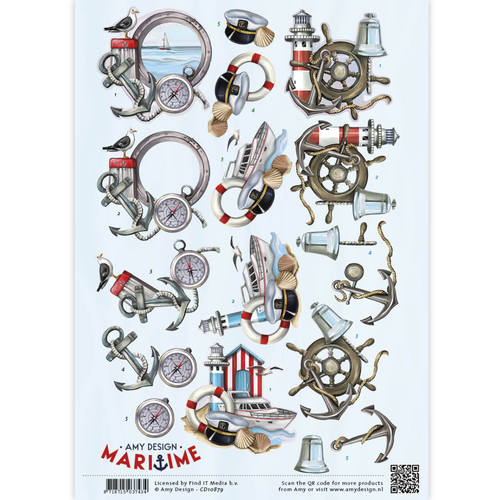 Knipvel Maritime Zee elementen