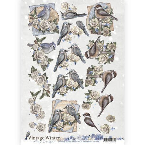 Knipvel wintervogels