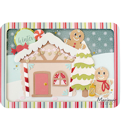 COL1555 Snijmallen - Marianne Design - Collectables Cabin by Marleen vb