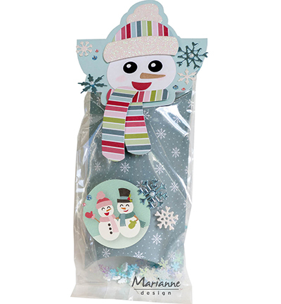 snijmallen collectables bagtopper snowman