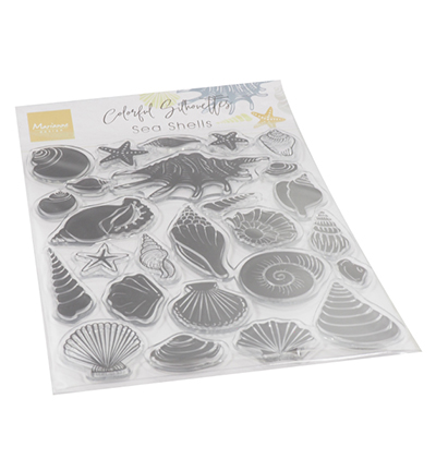 Clearstamps silhouette sea shells