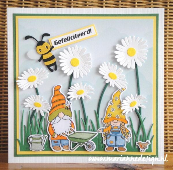 Clearstamps and dies mr.garden gnome