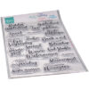 Clearstamps teksten - Wensen voor u