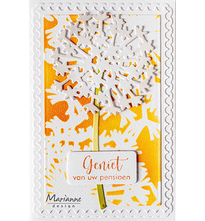 Clearstamps teksten Marianne Design - Wensen voor u