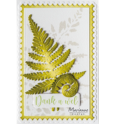 Clearstamps teksten Marianne Design - Wensen voor u