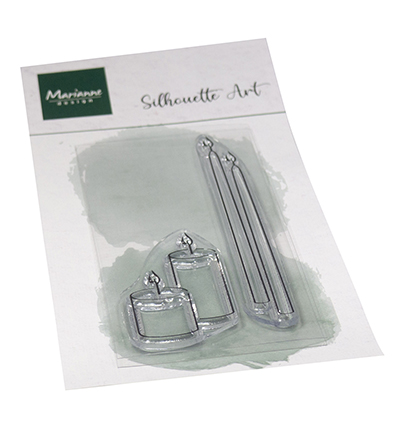 Marianne Design Clearstamps Silhouette Art Candles