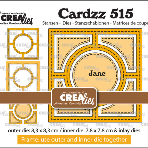 Cardzz stansen no. 515, Frame & Inlay Jane