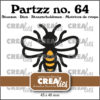 Crealies Partzz snijmal Partzz stansen no. 64, Bij groot