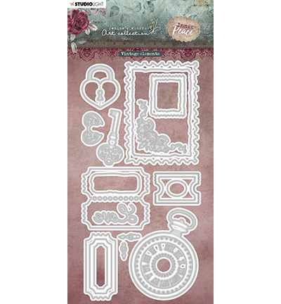Snijmallen Vintage elements Inner Peace nr.408 Snijmallen Vintage elements Inner Peace nr.408