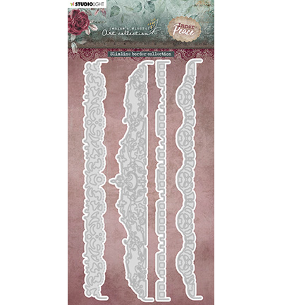 Snijmallen Slimline border collection Inner Peace nr.410 Snijmallen Slimline border collection Inner Peace nr.410