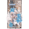 Snijmallen Snowflake & Poinsettia Vintage Christmas nr.719 vb1
