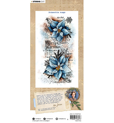 Clearstamps Vintage Poinsettia