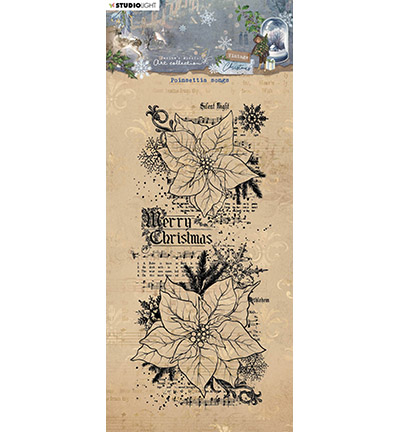 Clearstamps Vintage Poinsettia