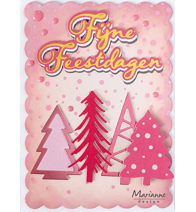 Creatables snijmallen Trendy Trees