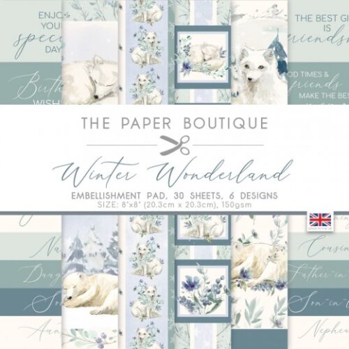 PB1997 The Paper Boutique - Winter Wonderland - Embellishment Pad PB1997 The Paper Boutique - Winter Wonderland - Embellishment Pad