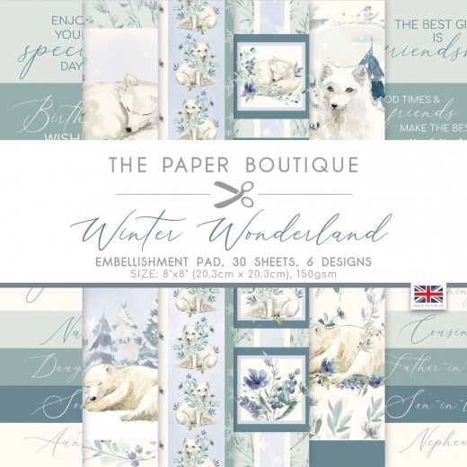 PB1997 The Paper Boutique - Winter Wonderland - Embellishment Pad
