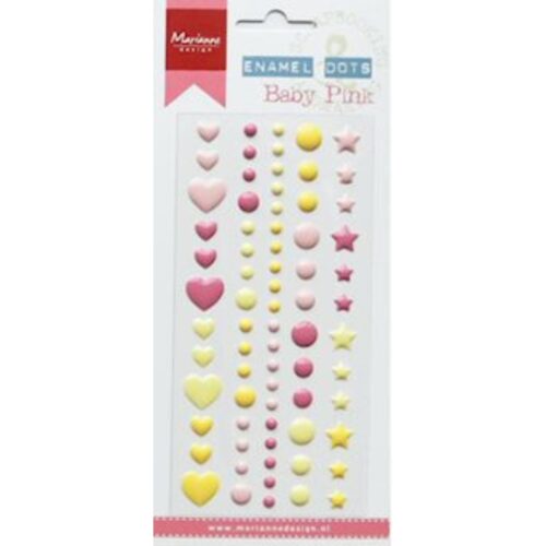 PL4512 Enamel dots Baby Pink Marianne Design