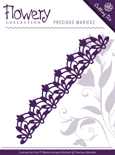 PM10061 Snijmal Fleur-de Lis Border Flowery Precious Marieke