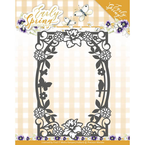 PM10111 Snijmal Precious Marieke - Early Spring - Spring Flowers Rectangle Frame