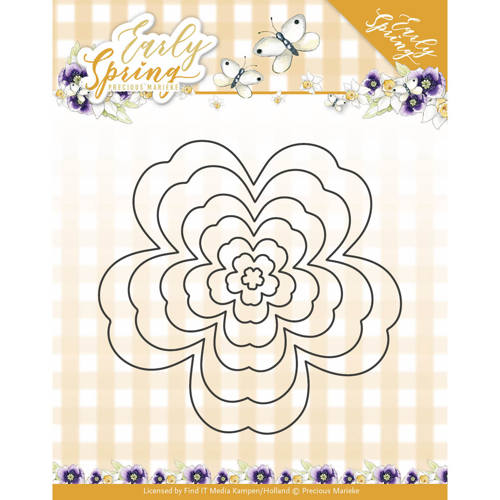 PM10112 Snijmal Precious Marieke - Early Spring - Spring Flowers Nesting Dies